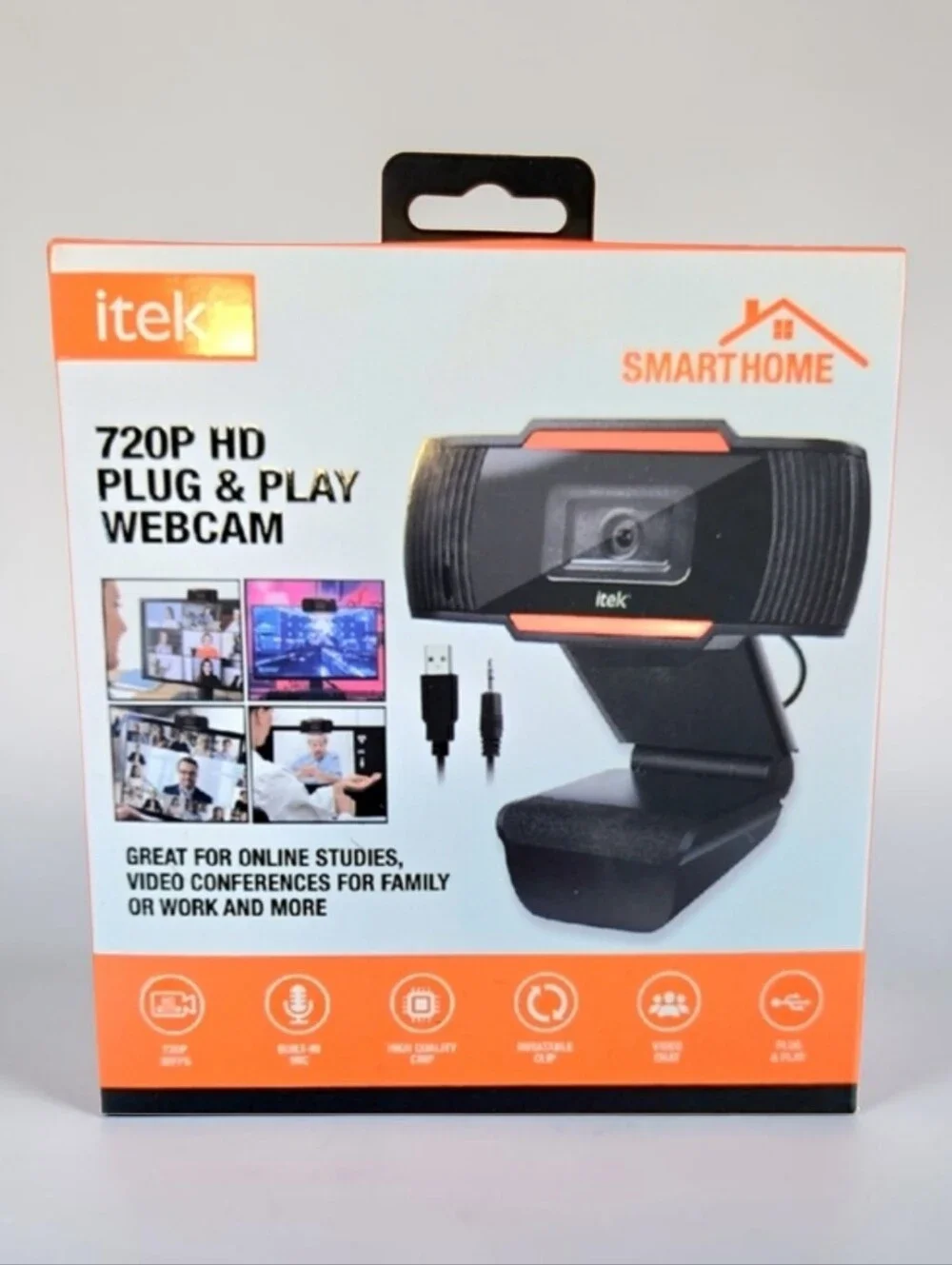 iTek Smart Home HD 720P Plug-and-Play Webcam